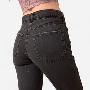 High-Rise Black Women's Jeans — Aeropostale 90s Baggy